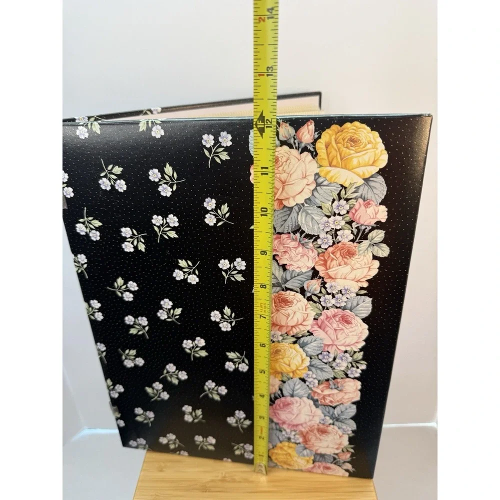 VTG Floral Photo Album 16 Pages Self Adhesive Carlton Cards Cottagecore Granny